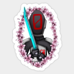 Borderlands Cherry Blossom Zer0 Sticker